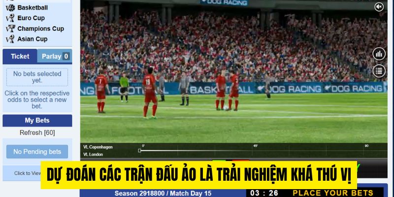 Sân chơi sở hữu nhiều sảnh thể thao trực tuyến 